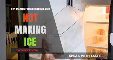 Troubleshooting Your Maytag French Door Refrigerator's Ice Maker Issues