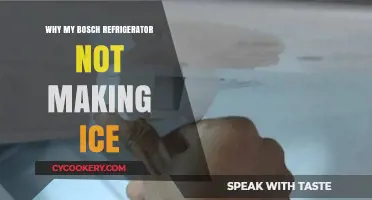 Troubleshooting Your Bosch Fridge: Why It's Not Making Ice