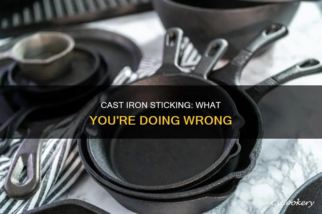 why my cast iron pan sticks