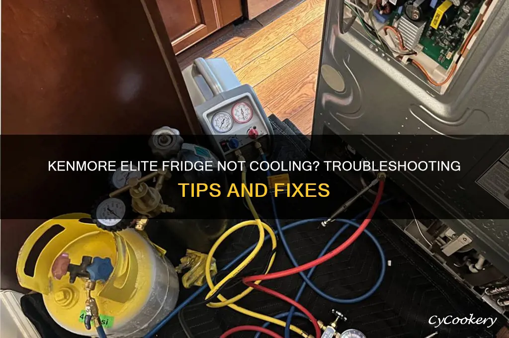 why my kenmore elite refrigerator not cooling