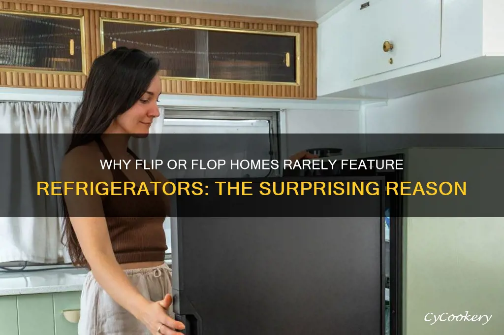 why no refrigerator on flip or flop