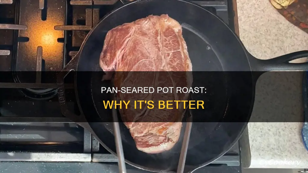 why pan sear pot roast