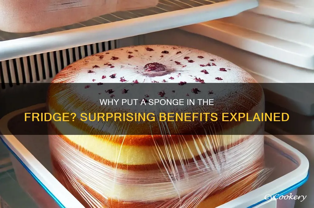 why put a sponge in the refrigerator