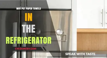 Paper Towels in the Fridge: A Simple Trick for Freshness