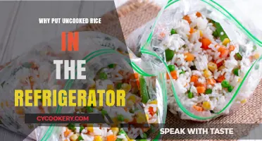 Uncooked Rice in Your Fridge: A Simple Trick to Keep It Fresh
