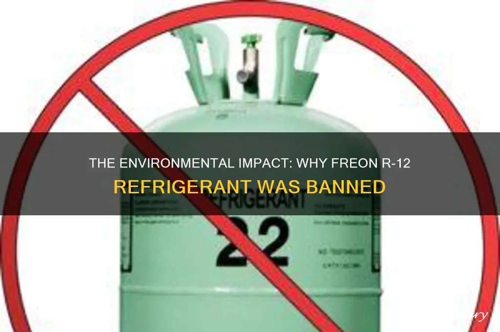 why r 12 freon refrigerant was outlawed
