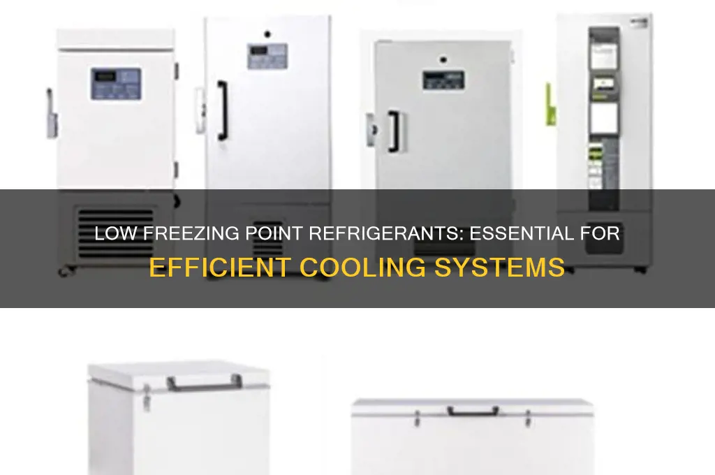 why refrigerant should have low freezing point