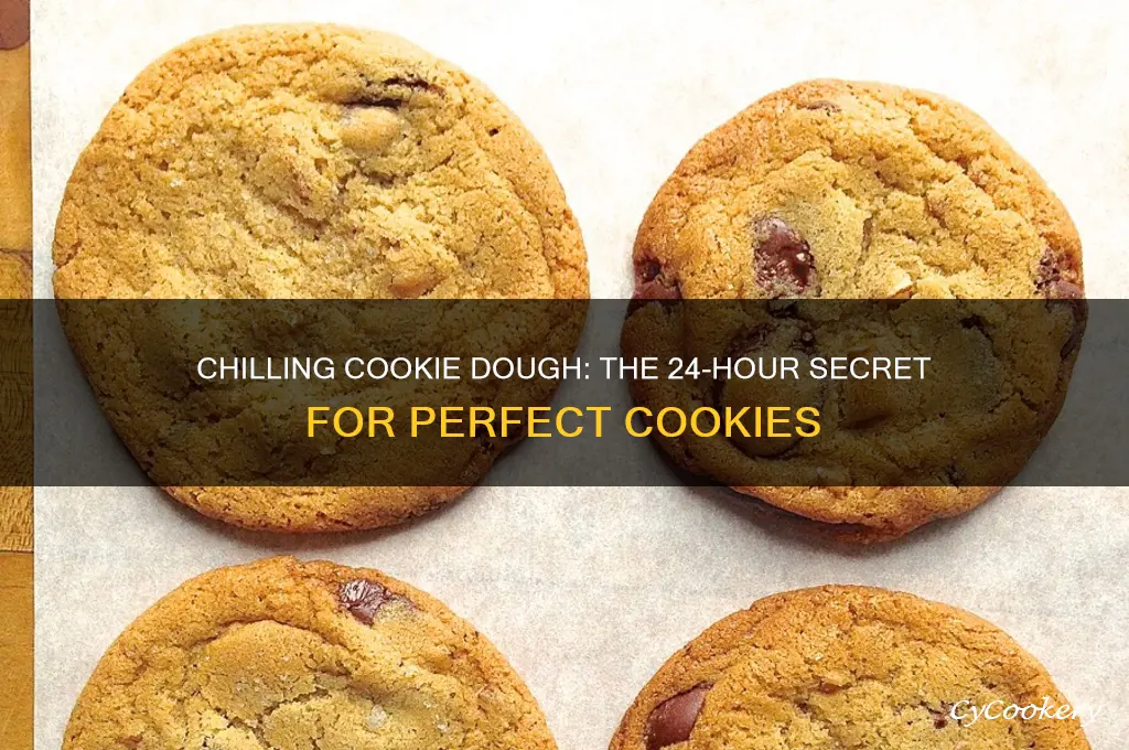 why refrigerate cookie dough for 24 hours