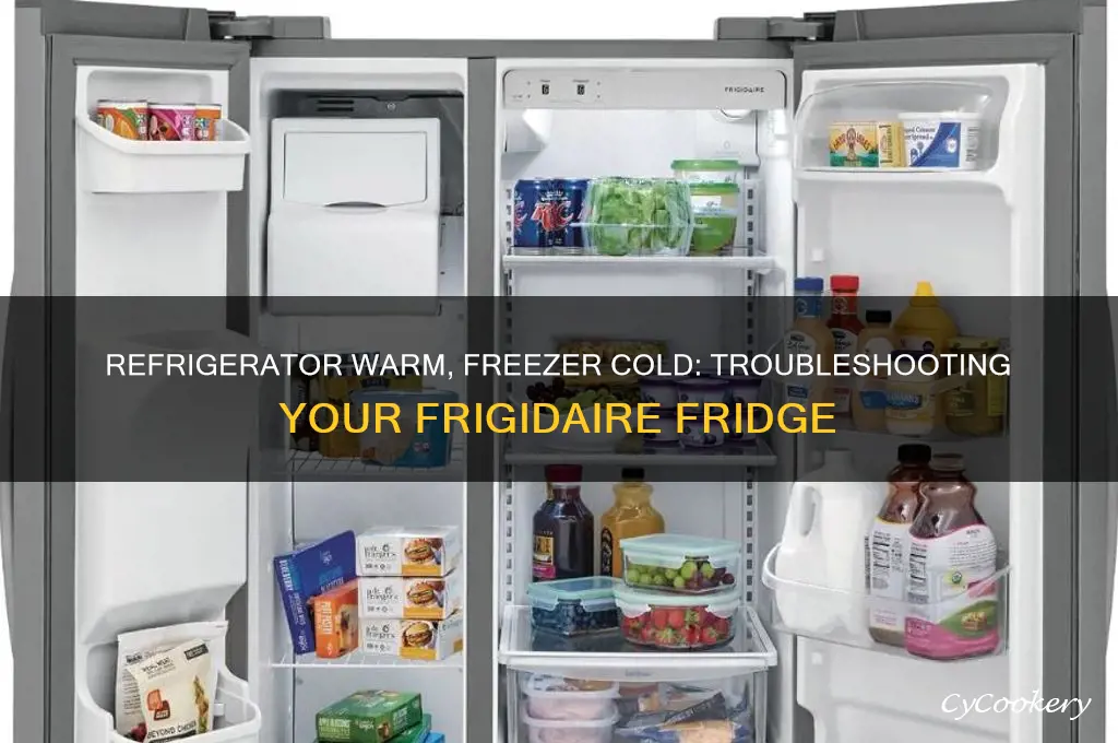 why refrigidaire freezer cold but refrigerator not