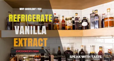 Avoid Refrigerating Vanilla Extract: Key Reasons and Proper Storage Tips
