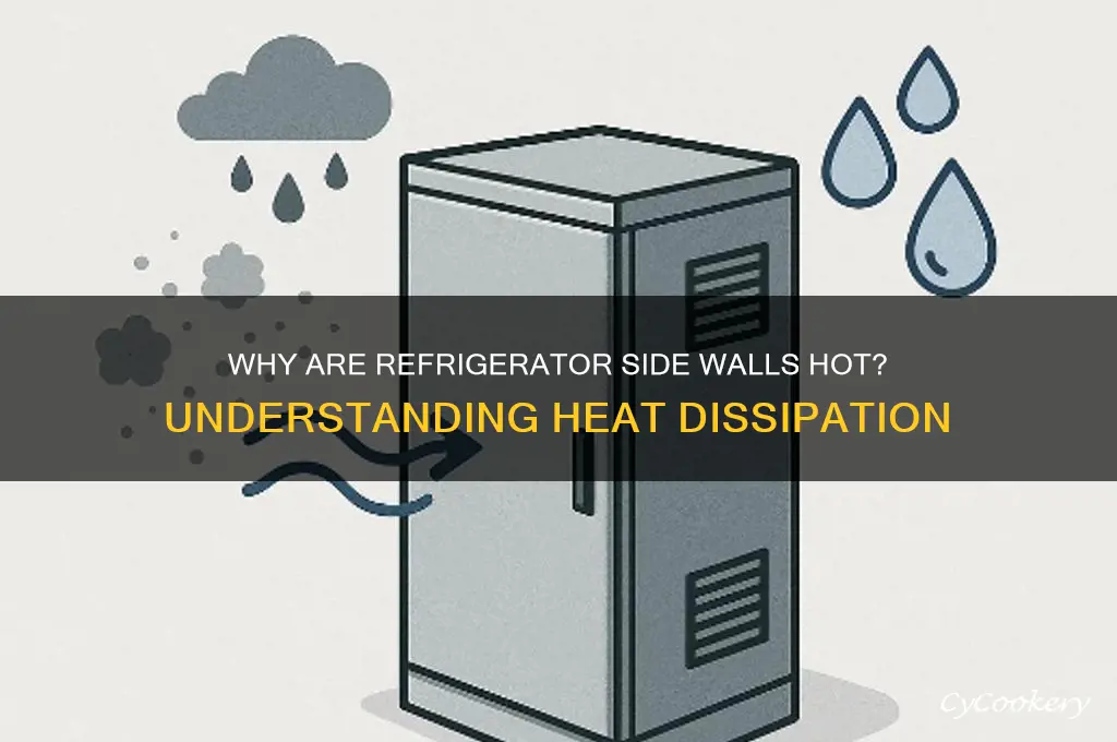 why side walls of the refrigerator are very hot
