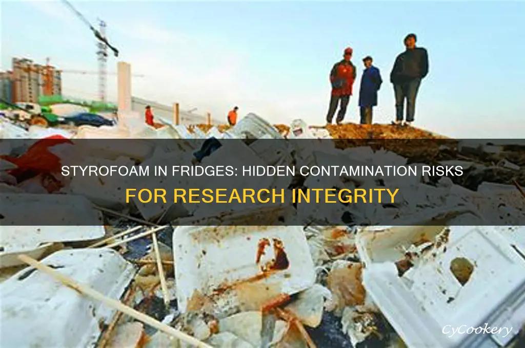 why styrofoam in refrigerators can cause contamination in research