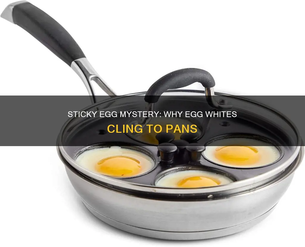 why would egg cups stick to pan