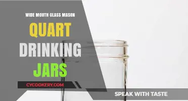 Wide Mouth Glass Mason Jars: Perfect Quart Drinking Vessels