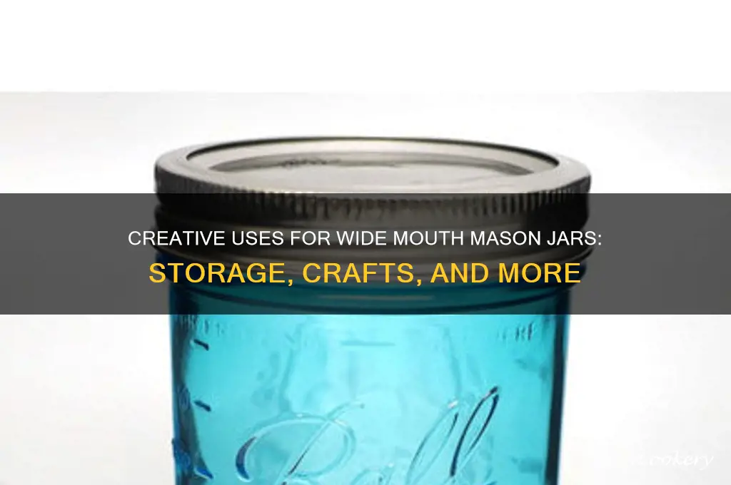 widemouth mason jars