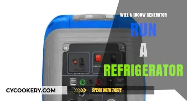 Can a 1000W Generator Power Your Refrigerator Efficiently?
