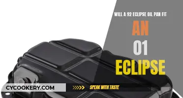 Oil Pan Compatibility: 1992 and 2001 Eclipse Models