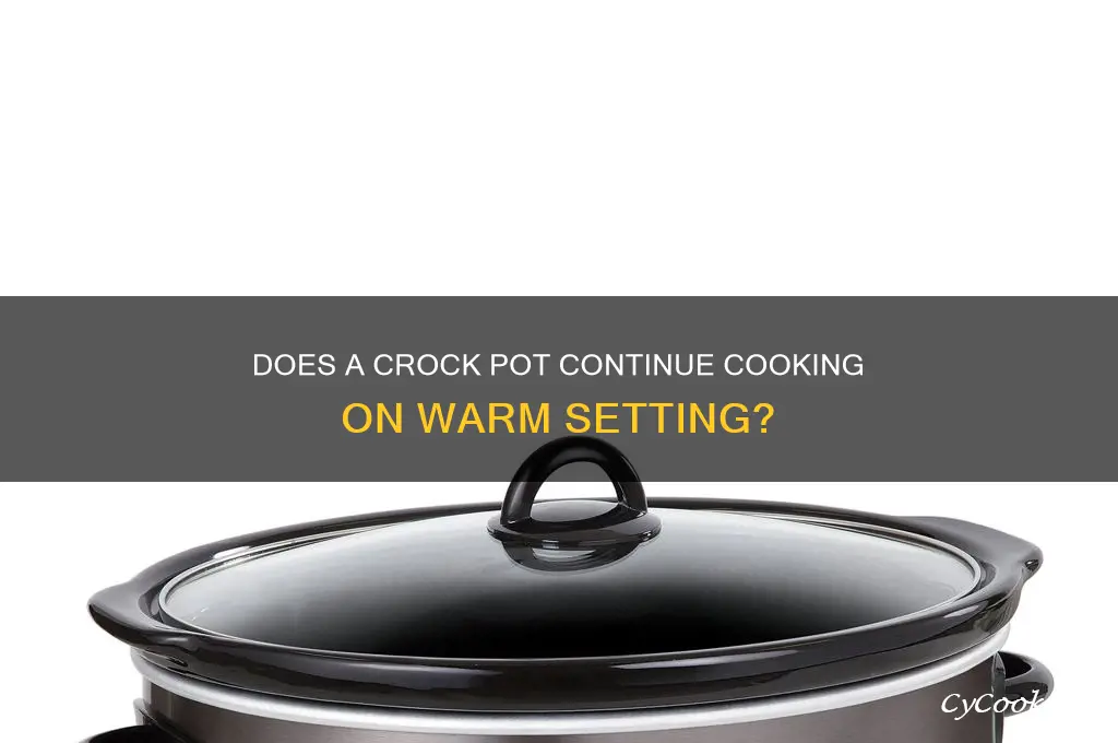 will a crock pot still cook on warm