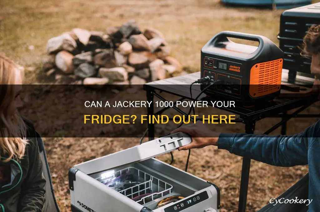 will a jackery 1000 power a refrigerator