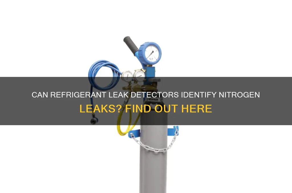 will a refrigerant leak detector detect nitrogen