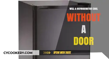Can a Fridge Cool Efficiently Without Its Door Attached?