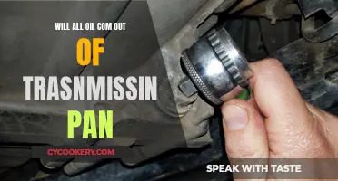 Draining Transmission Pan: Any Oil Left Behind?