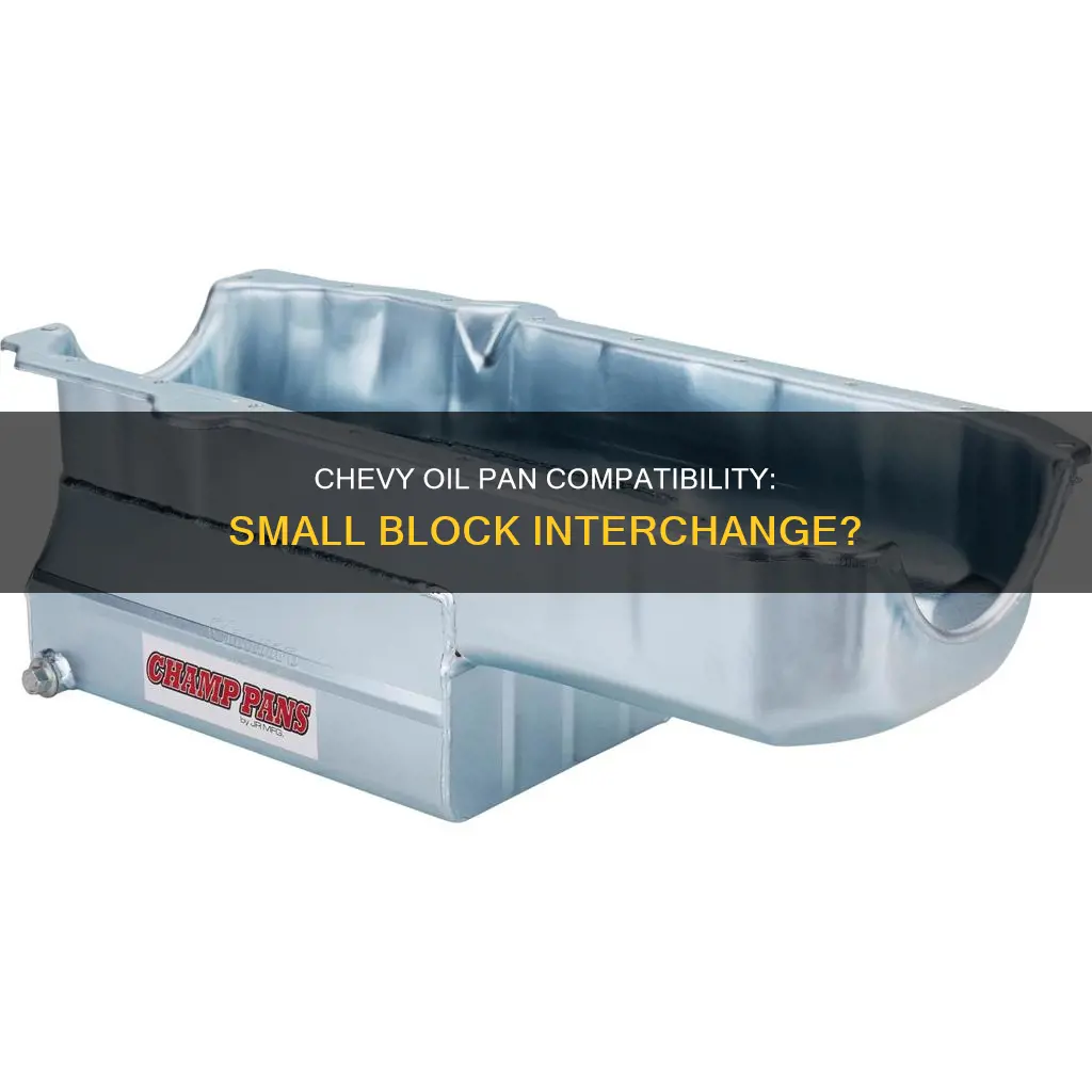 will all small block chevy oil pans interchange