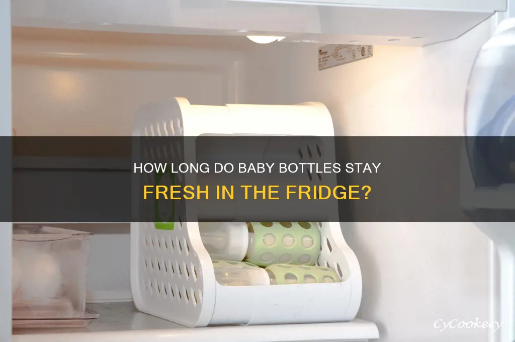 will baby bottle stay fresh in refrigerator