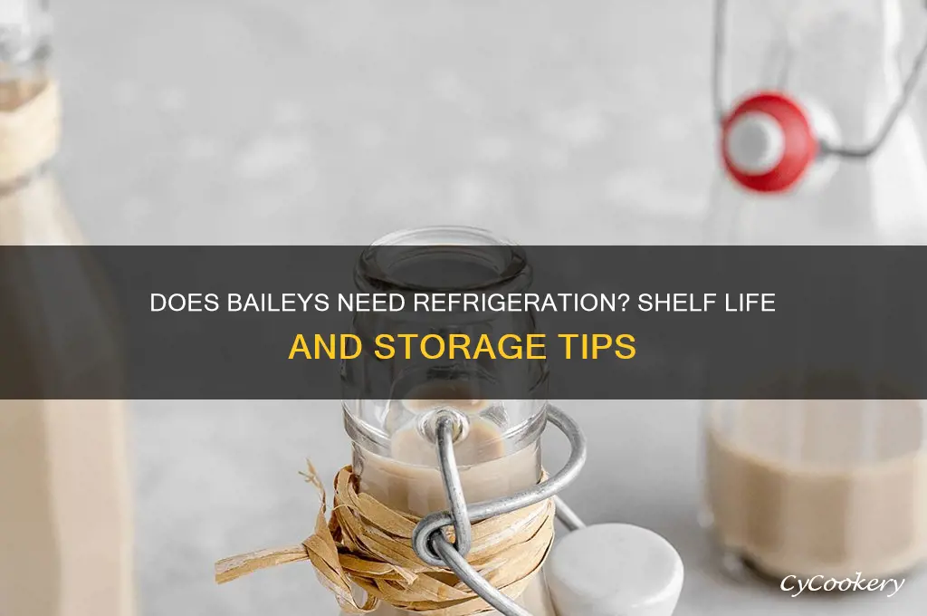 will baileys go bad if not refrigerated