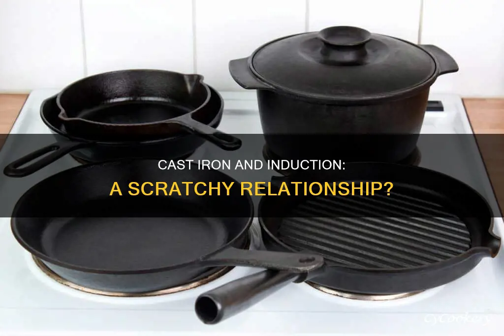 will cast iron pans scratch induction cooktop