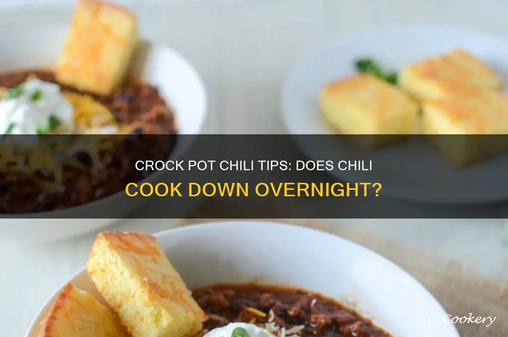 will chili cook down in crock pot