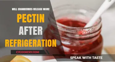 Refrigeration's Impact on Pectin Release in Cranberries: A Detailed Analysis