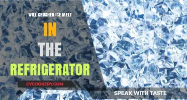 Does Crushed Ice Melt Faster in Your Fridge? Find Out!