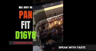 Oil Pan Compatibility: D16Y7 and D16Y8 Engines