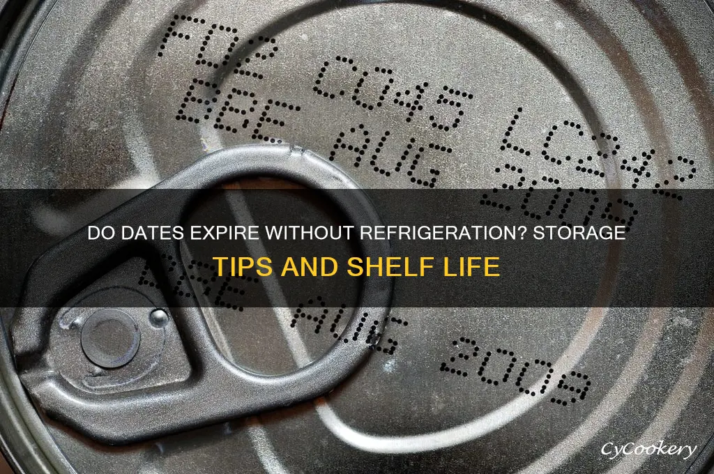 will dates go bad if not refrigerated