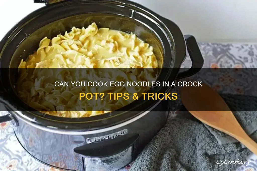 will egg noodles cook in a crock pot