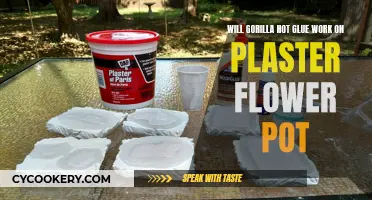 Gorilla Hot Glue and Plaster Flower Pots: A Strong Bond?