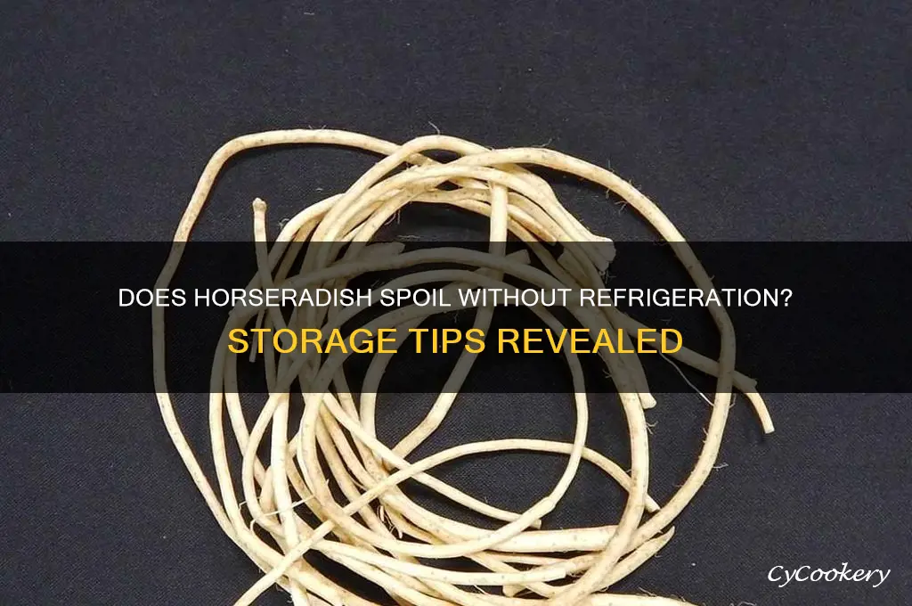 will horseradish go bad if not refrigerated