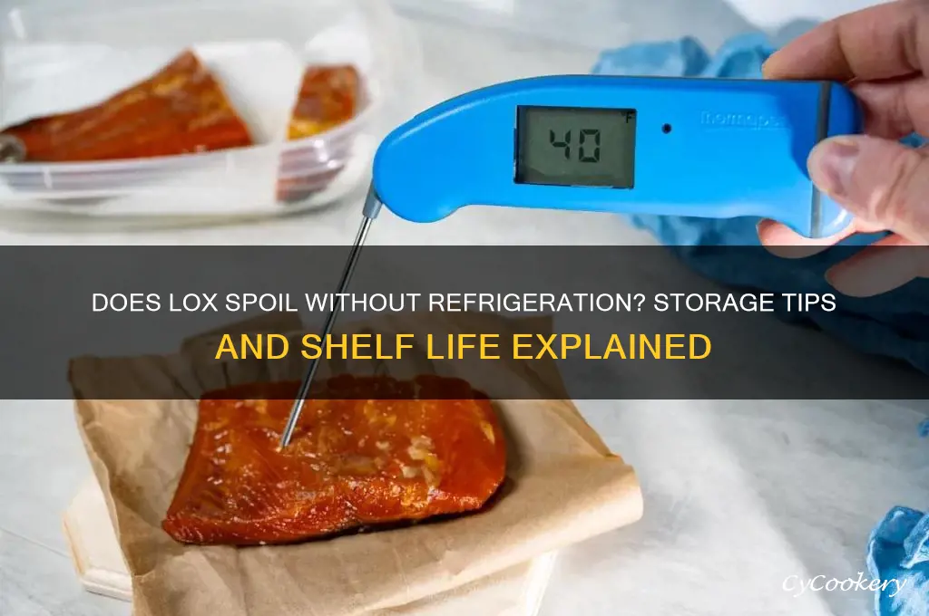 will lox go bad out of refrigerator