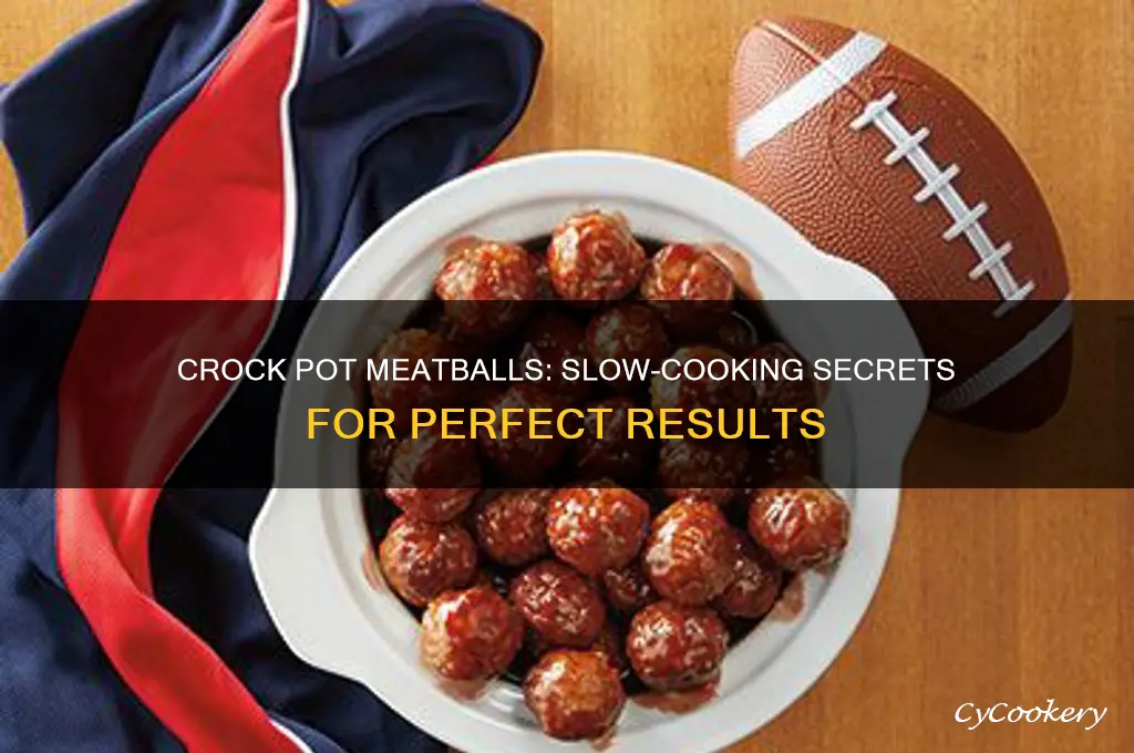 will meatballs cook in a crock pot