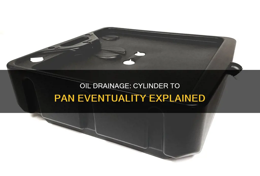 will oil eventuall drain from the cylinder to the pan