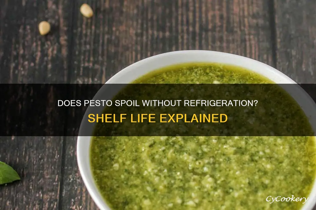 will pesto go bad if not refrigerated