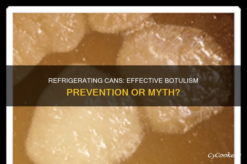 will refrigerating cans eliminate botulism