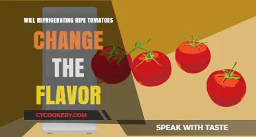 Does Refrigerating Ripe Tomatoes Alter Their Flavor Profile?