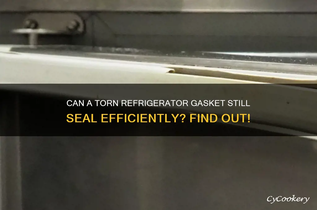 will refrigerator gasket work with a tear