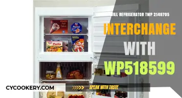 Refrigerator Part Interchange: TWP 2149705 vs WP518599 Compatibility Guide