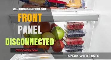 Will Your Fridge Function with the Front Panel Disconnected?