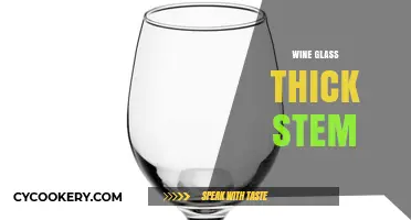 Elegant Wine Glasses: The Thick Stem Advantage for Durability & Style