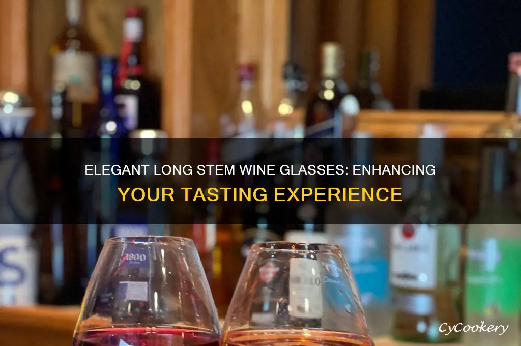 wine glasses long stem