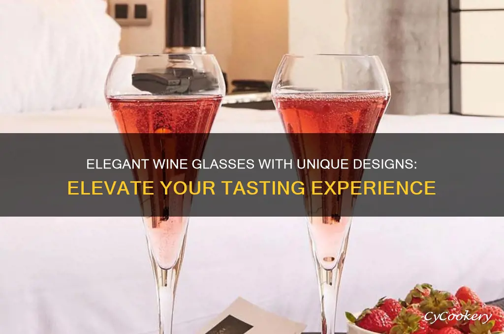 wine glasses with designs